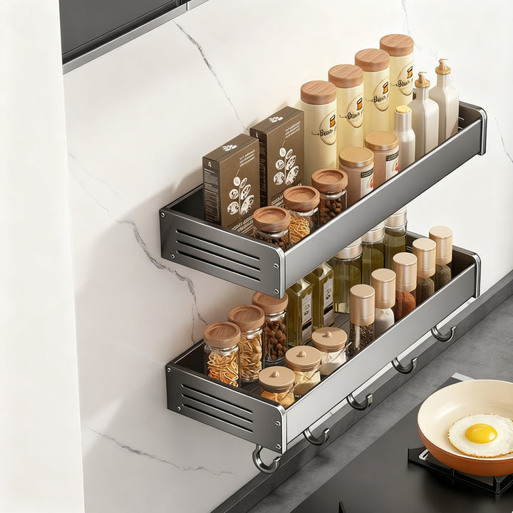 Stainless Steel Kitchen Wall Shelf