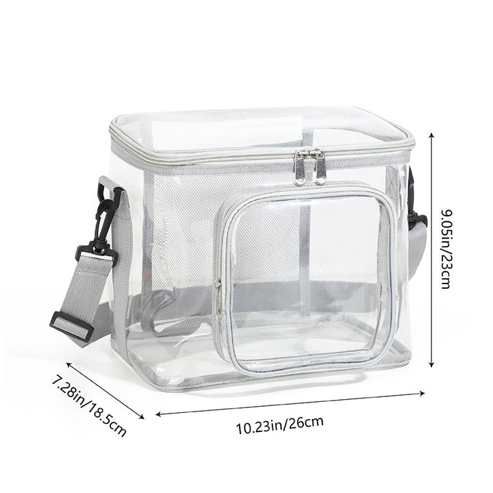 Transparent PVC backpack, waterproof