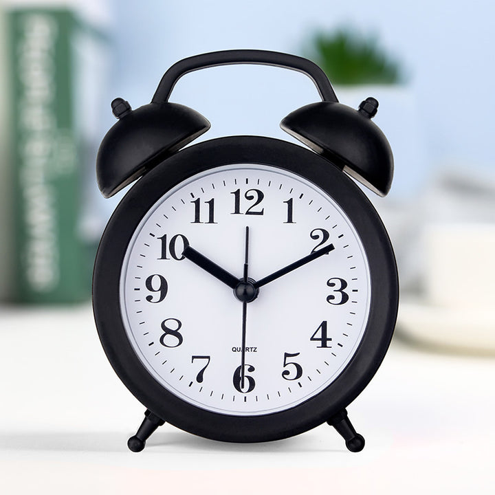 Alarm clock with hands and digital display, 4 cm thickness