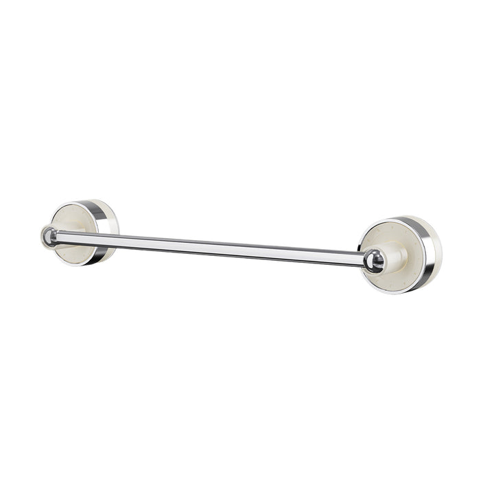 Telescopic suction cup towel bar for bathroom