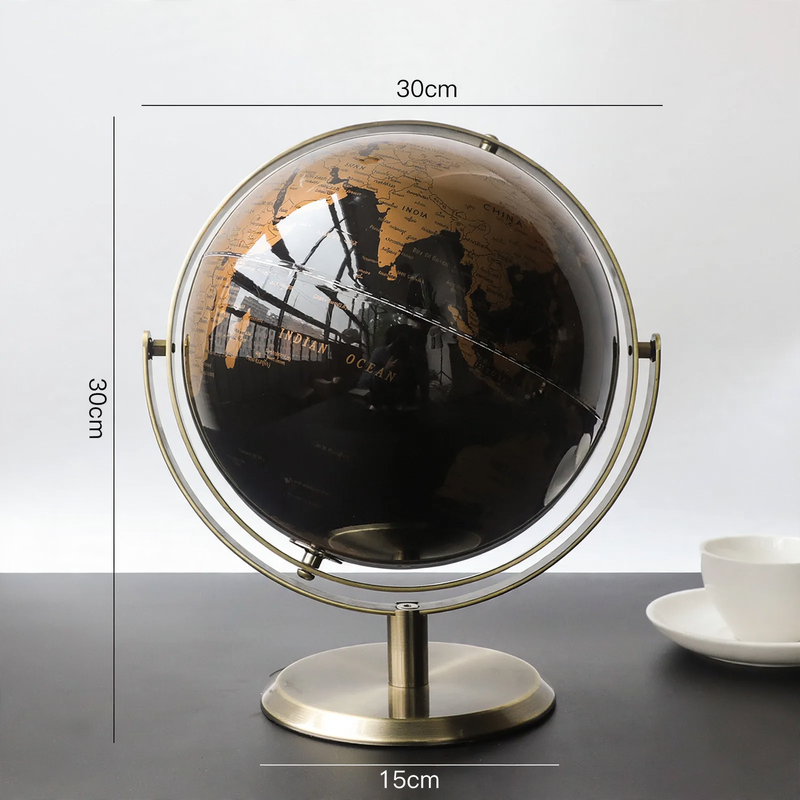 Globus decorative figure, transparent, modern design