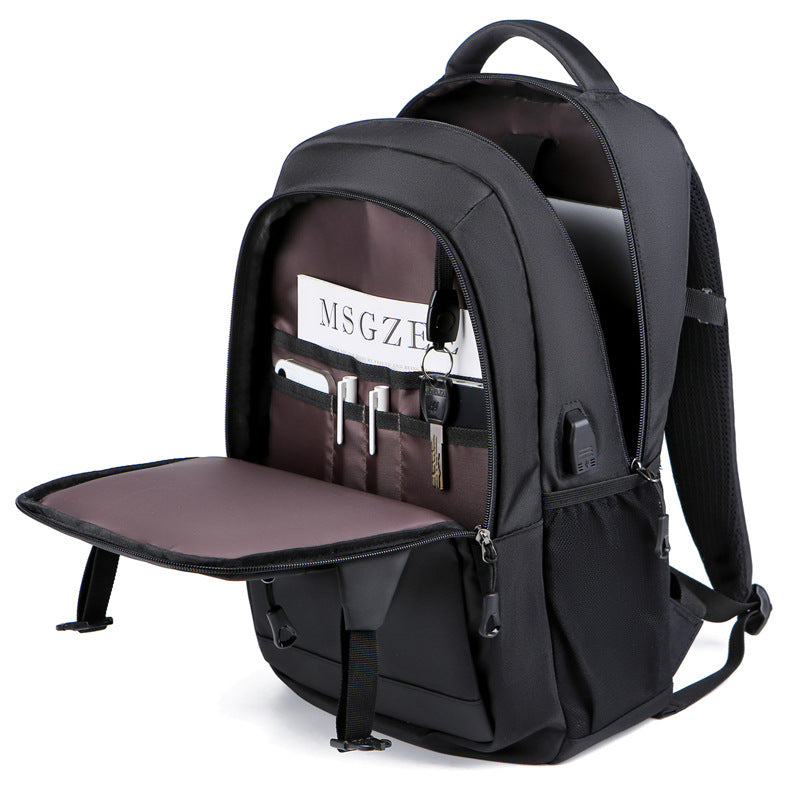 Men's backpack, 20–35 L, Oxford fabric, water-repellent