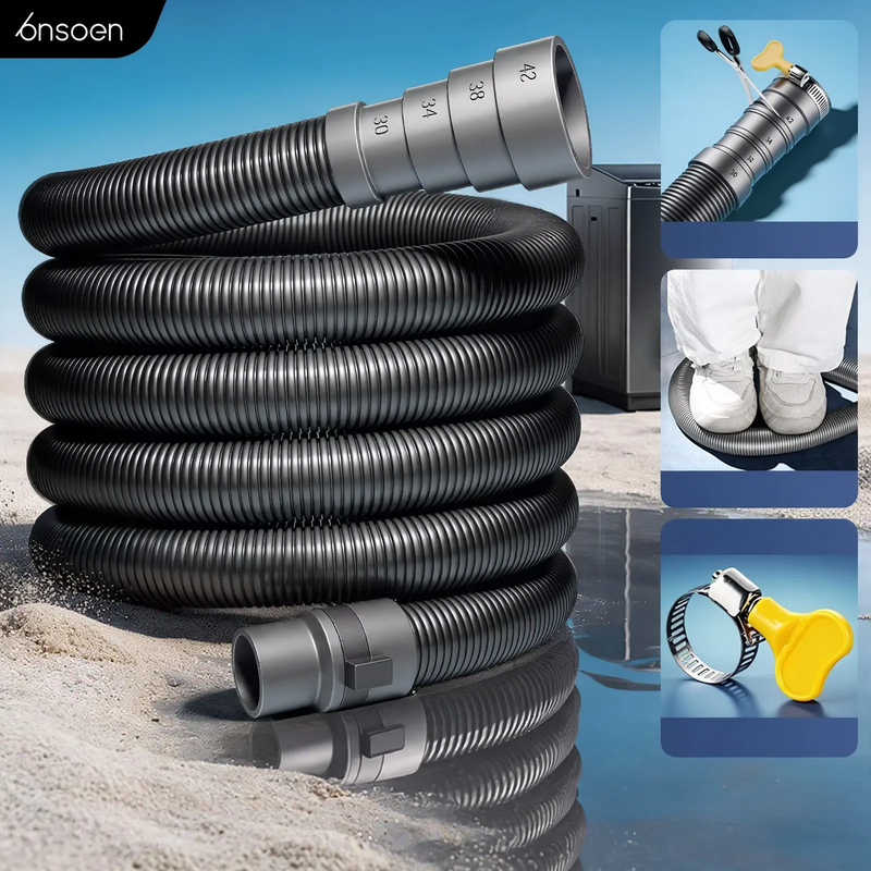 Drain hose for washing machines, PE-RT