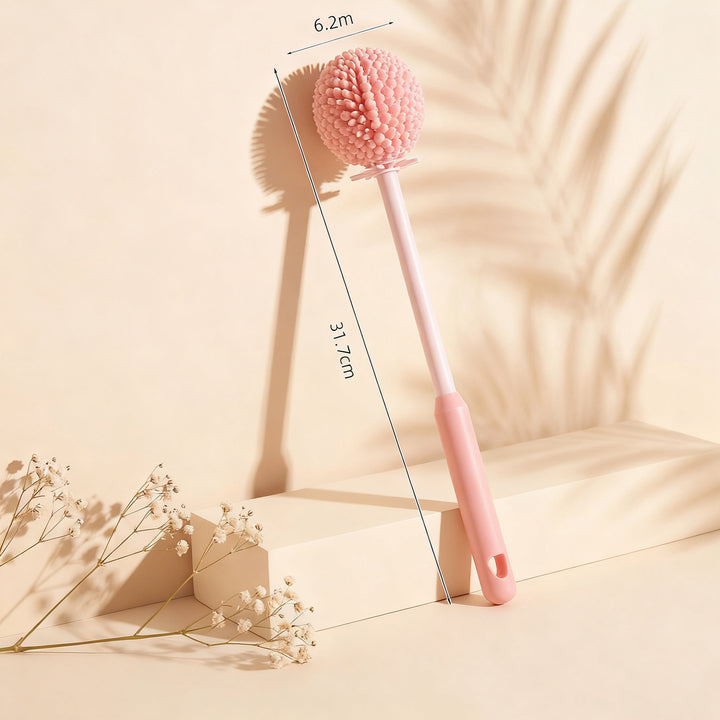 Special brush for kitchen machines and mixers