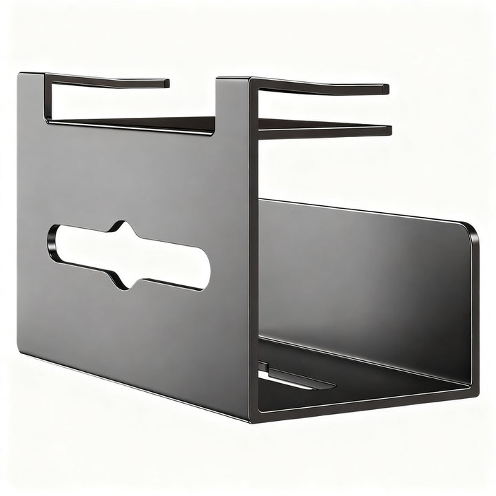 Kitchen roll holder, wall-mounted, without drilling