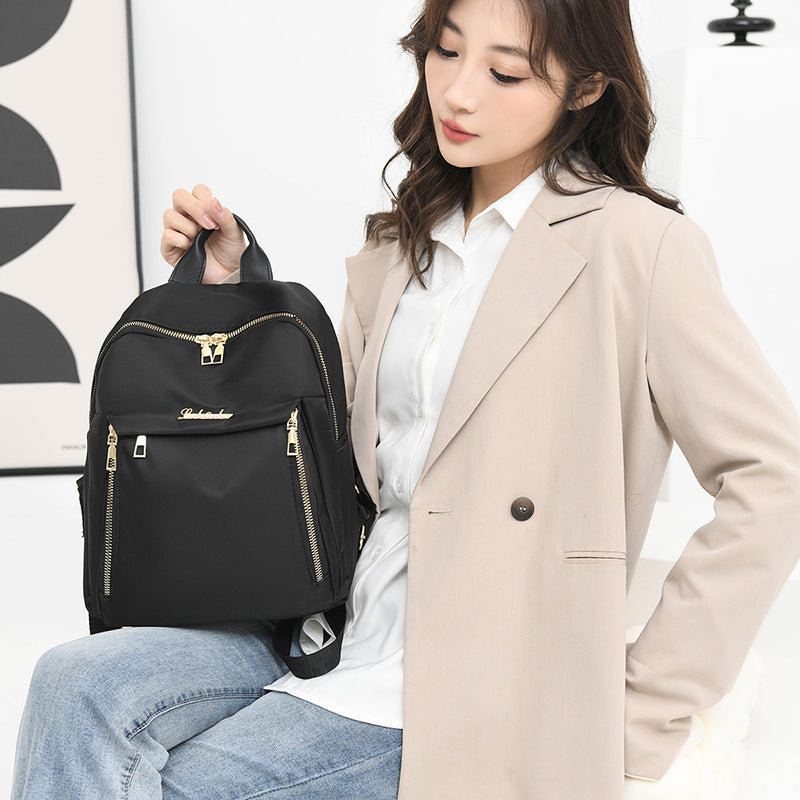 Women's backpack made of PU material, urban