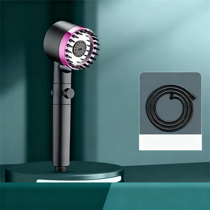 Shower head with filter and massage function