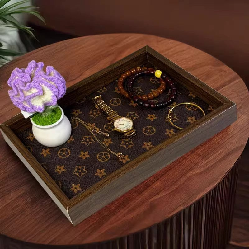 Wooden jewelry tray, modern-minimalistic