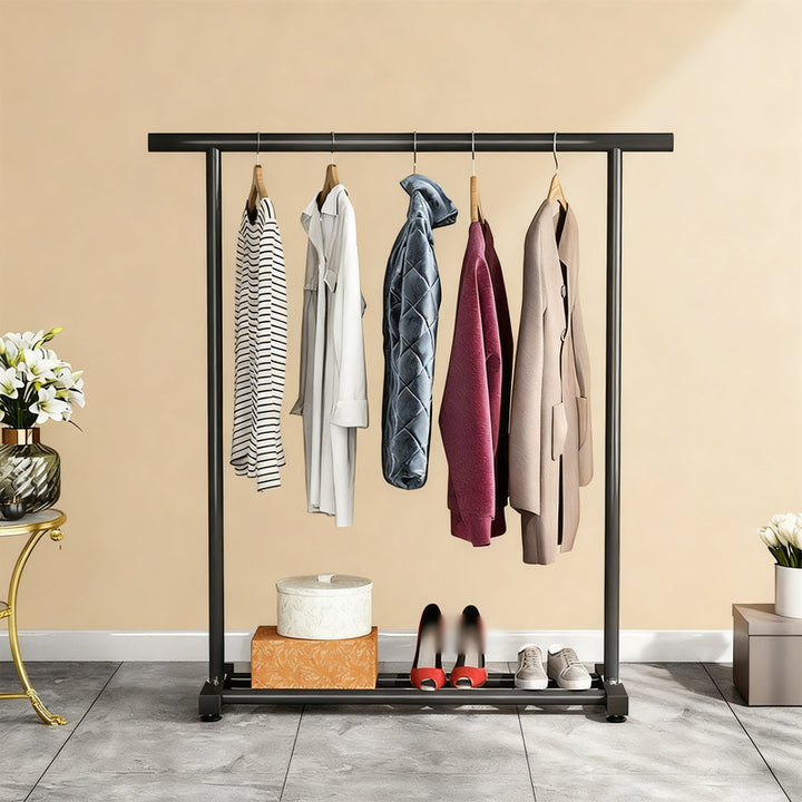 Standing laundry rack, one-piece, made of carbon steel