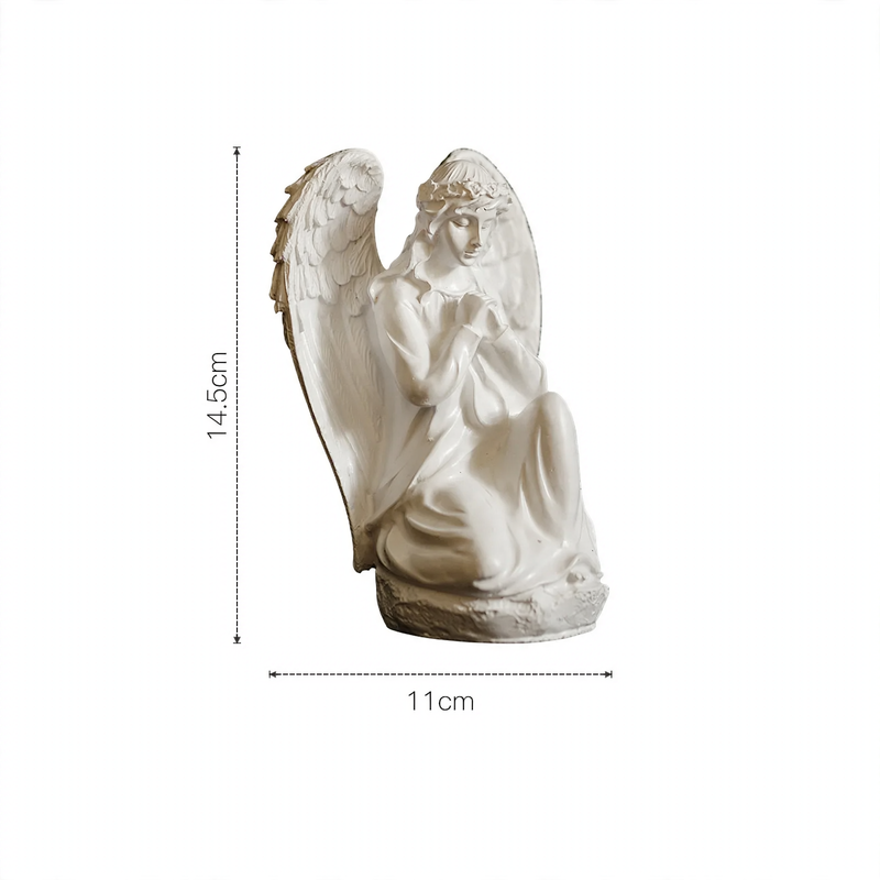 Miniature Angel Figure made of Resin, Table Decoration