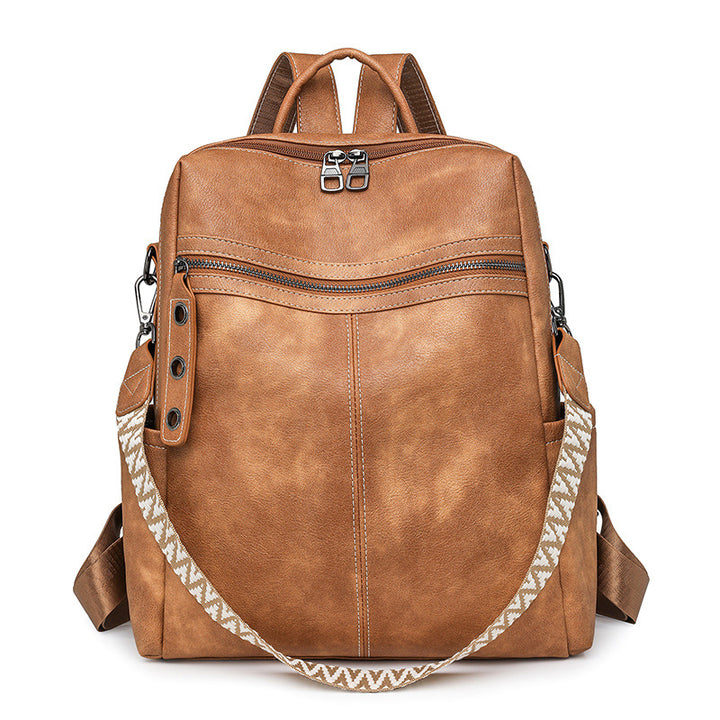 Backpack made of PU material, multiple carrying options
