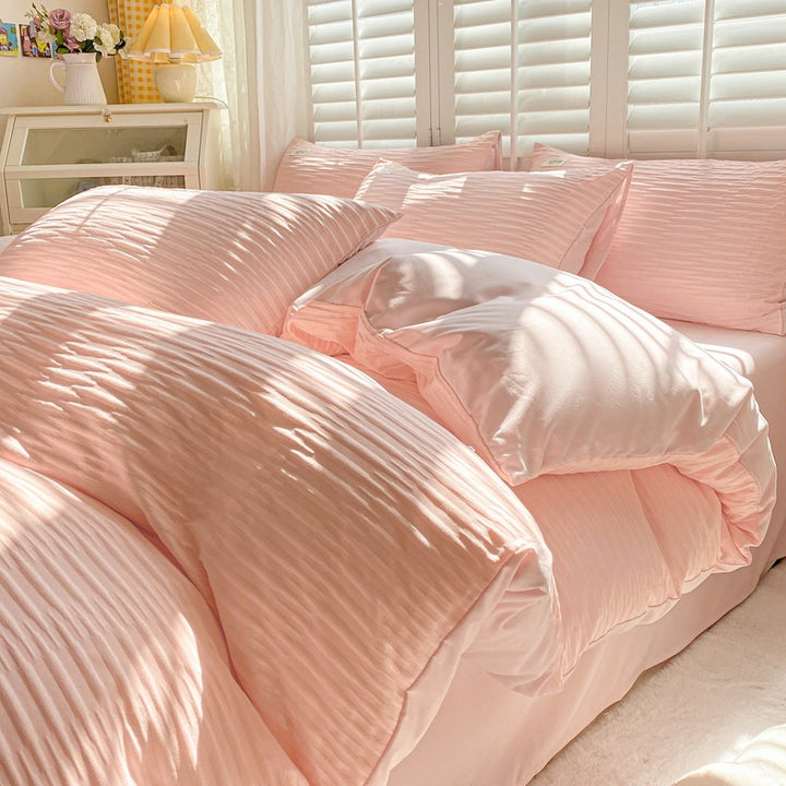 Bedding set made of cotton, laundry wash quality