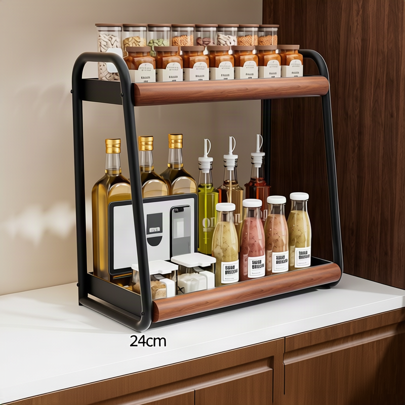 Spice rack, 2-layer, Vintage style