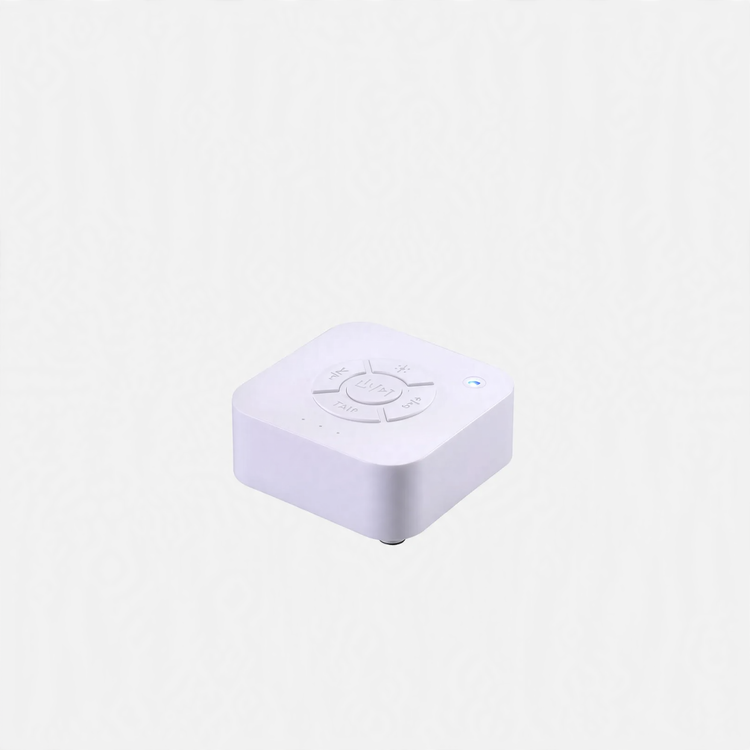 LED sleep companion with white noise and timer