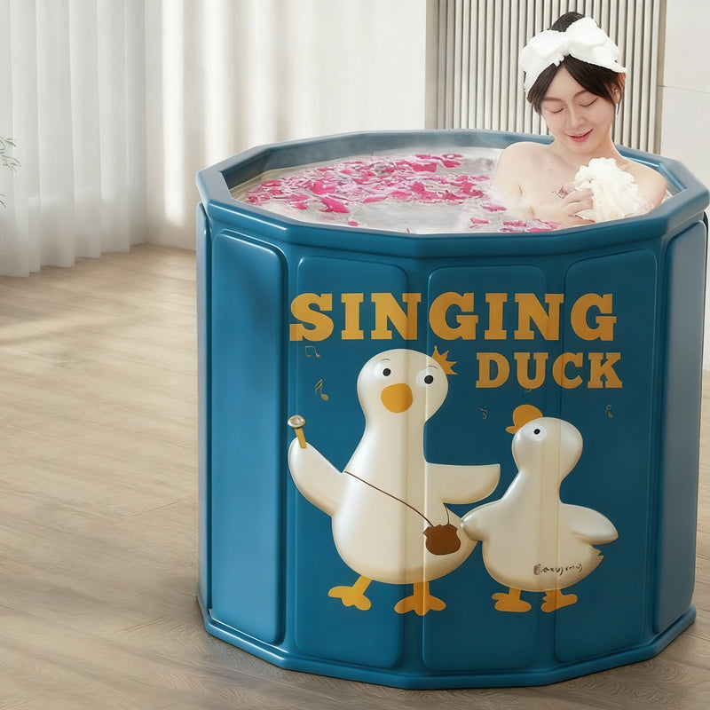 Foldable PVC Bathtub for Adults