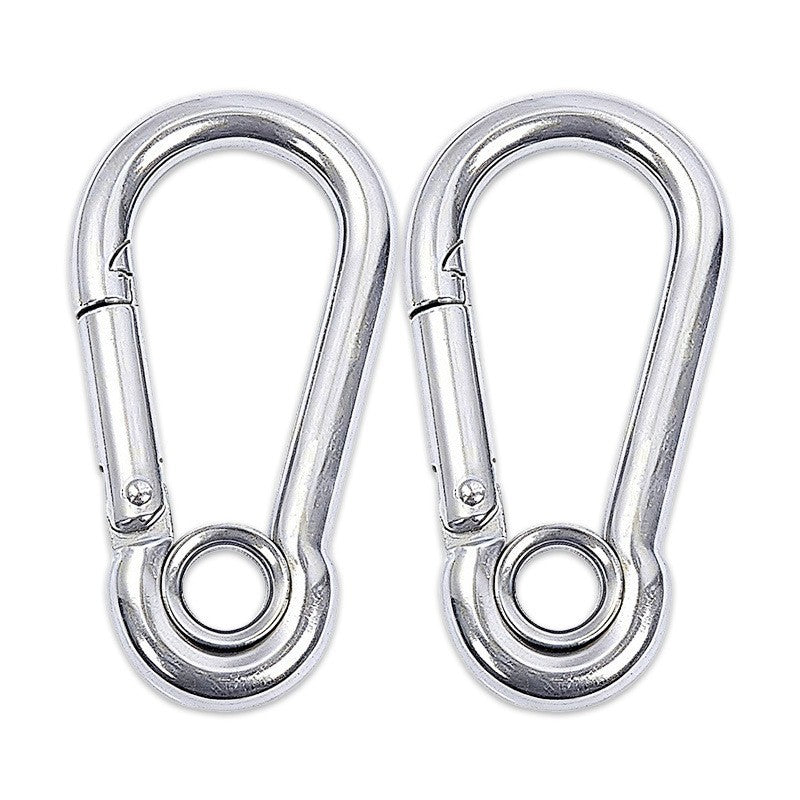 Safety carabiner made of carbon steel