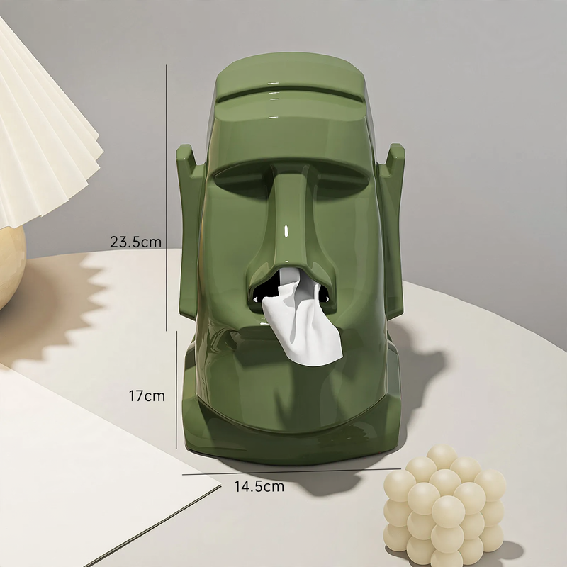 Multifunctional tissue box DD2521 with headphone holder