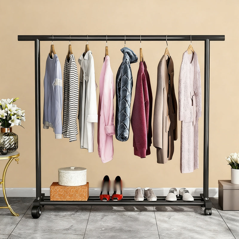 Standing laundry rack, one-piece, made of carbon steel