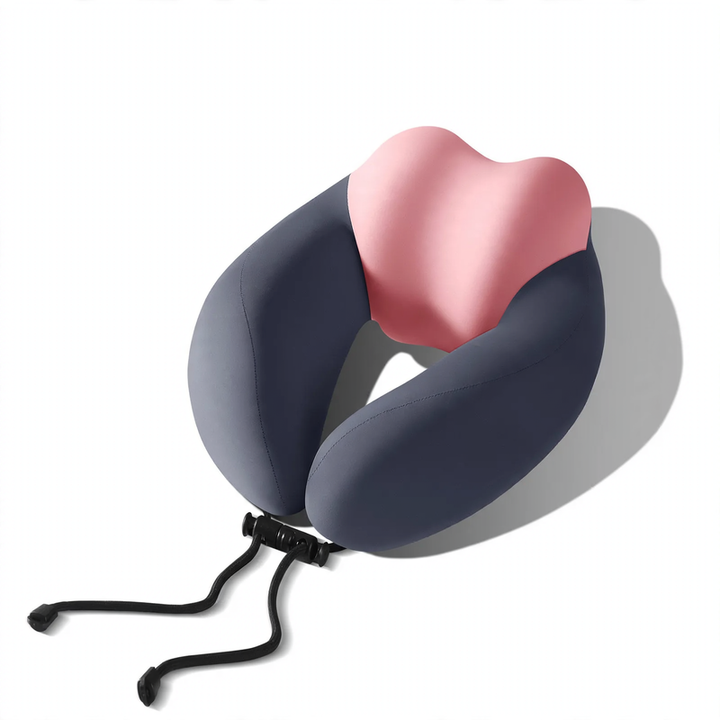 U-shaped neck pillow with memory foam