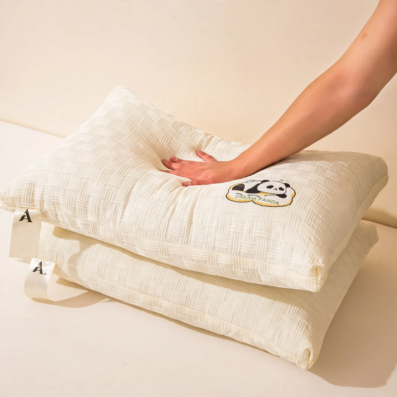 Pillow with soy fiber, waffle pattern, 48×74 cm