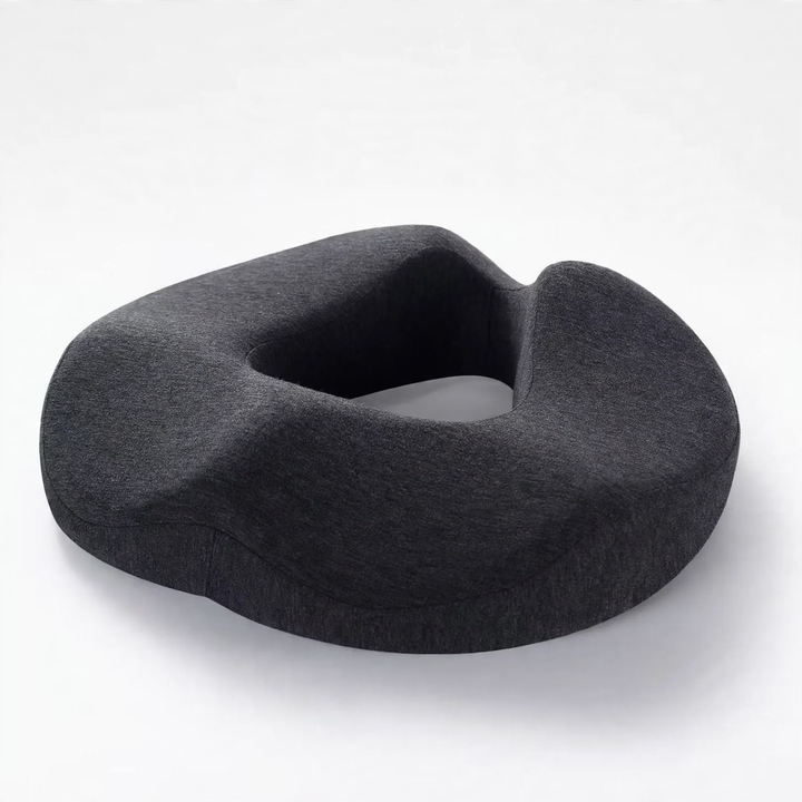 Ergonomic seat cushion made of memory foam