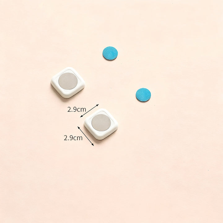 Magnetic wall mount for remote controls, no drilling