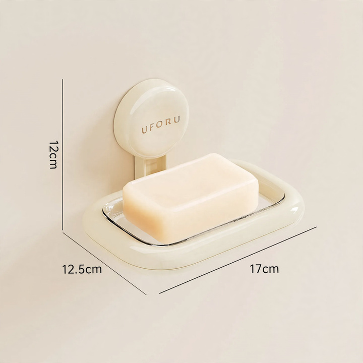 Kitchen organizer with suction cup, plastic