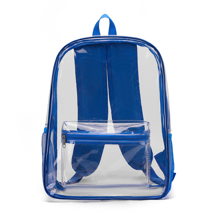 Transparent PVC backpack, waterproof