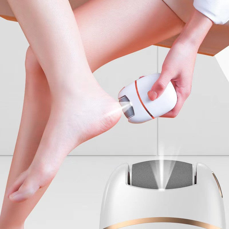 Electric foot file with grinding stone