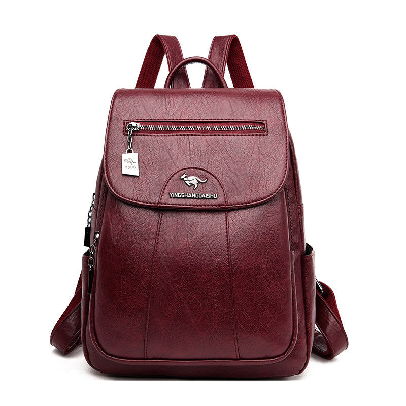Women's Backpack, PU Leather, Vintage Style