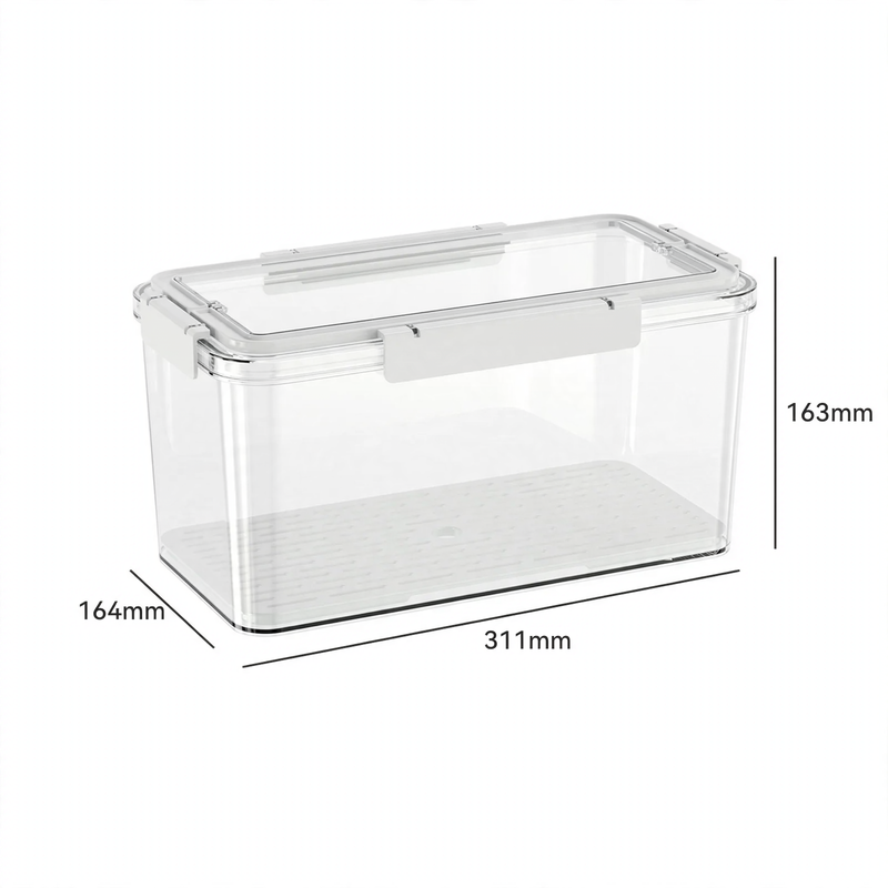 Food storage container made of food-grade PET, 4–5 L