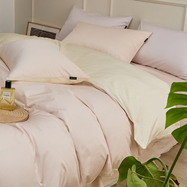 Cotton bedding set, 100% cotton, 4-piece
