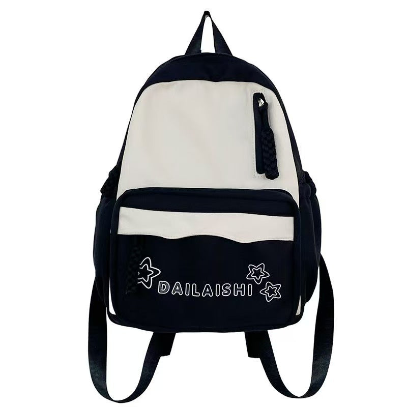 Nylon-Backpack, breathable, solid colors