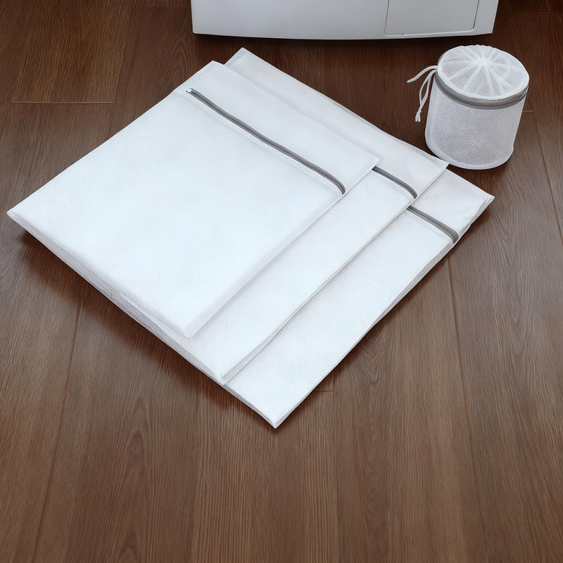 Washing bag made of polyester, gray, different sizes