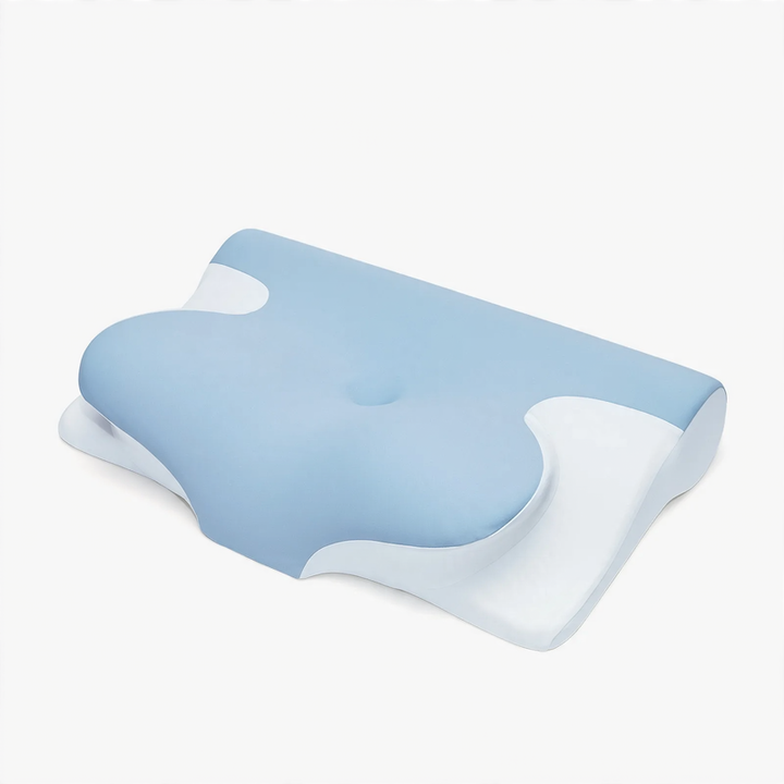 Ergonomic neck support pillow made of memory foam