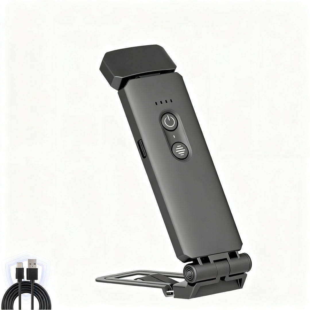 Portable LED reading lamp with clamp base
