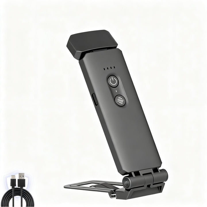 Portable LED reading lamp with clamp base