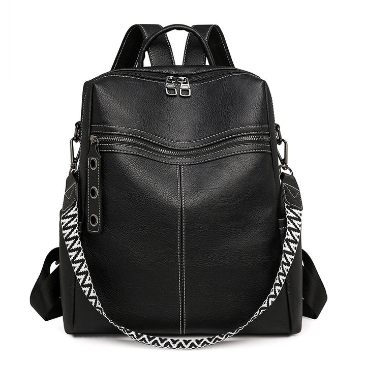 Backpack made of PU material, multiple carrying options