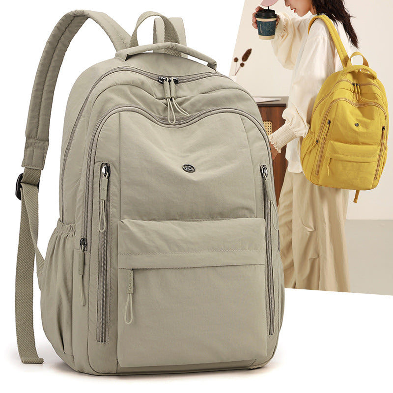 Nylon backpack, back-friendly, versatile