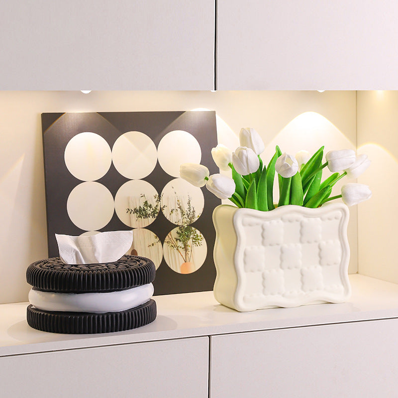 Paper towel box TJ001, synthetic resin