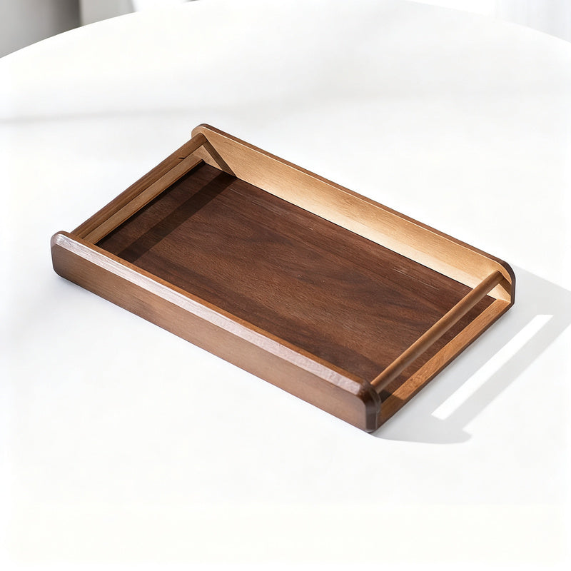 Bamboo serving tray, rectangular