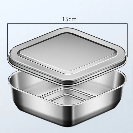 Stainless steel steam basket with separator