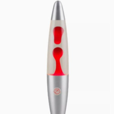 Lava lamp with aluminum shade, 40 cm