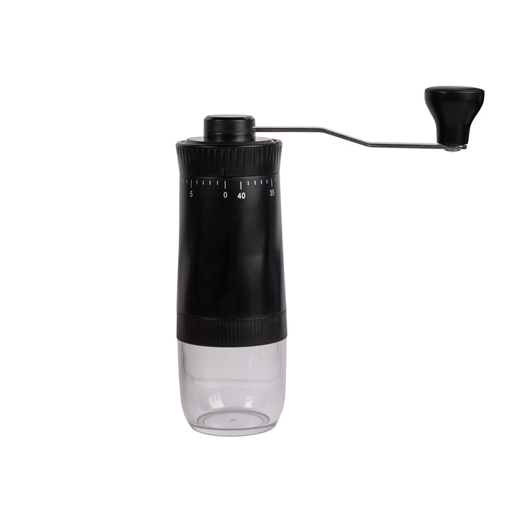 Hand coffee grinder made of stainless steel with ceramic grinding mechanism