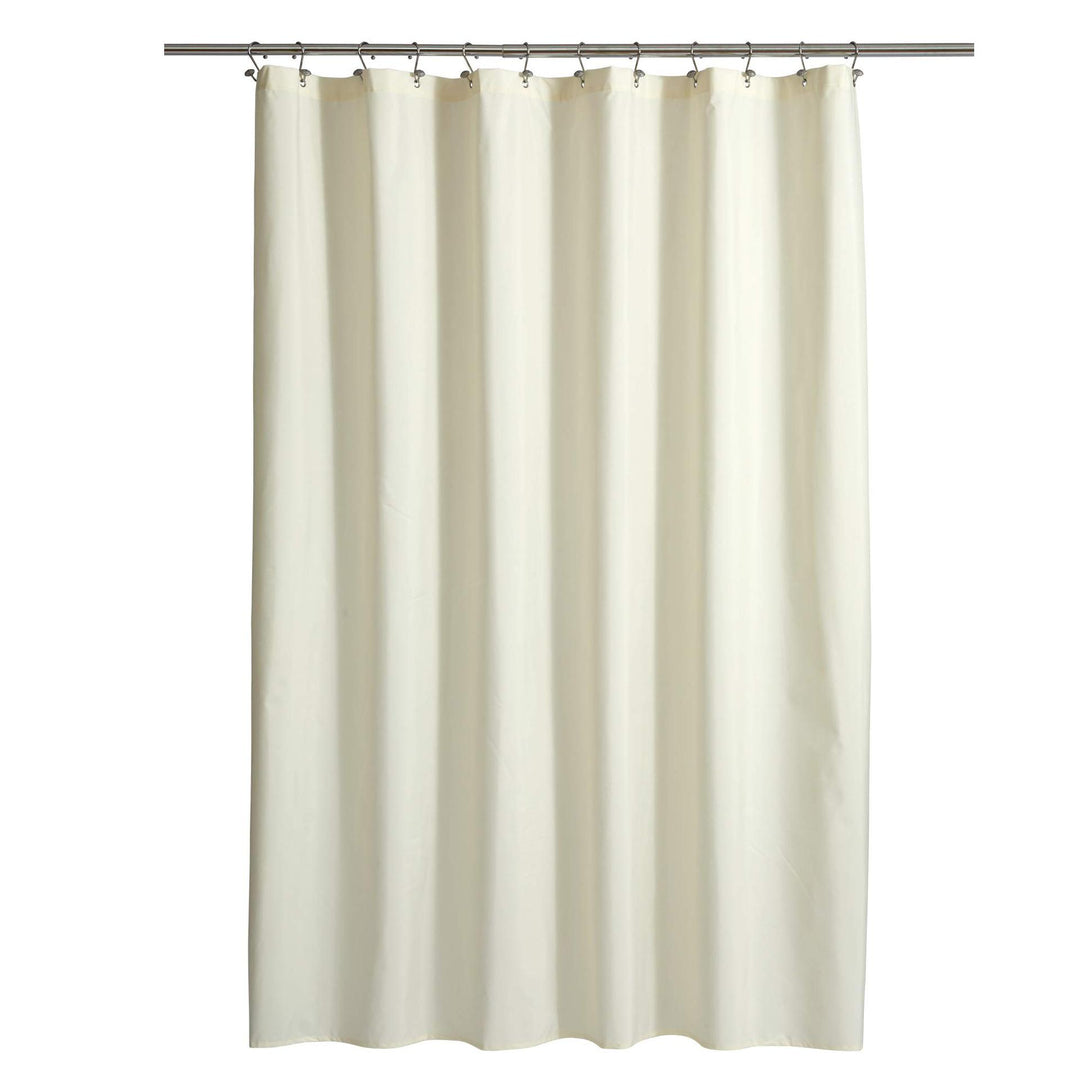 Shower curtain, PEVA, transparent, 80–120 cm