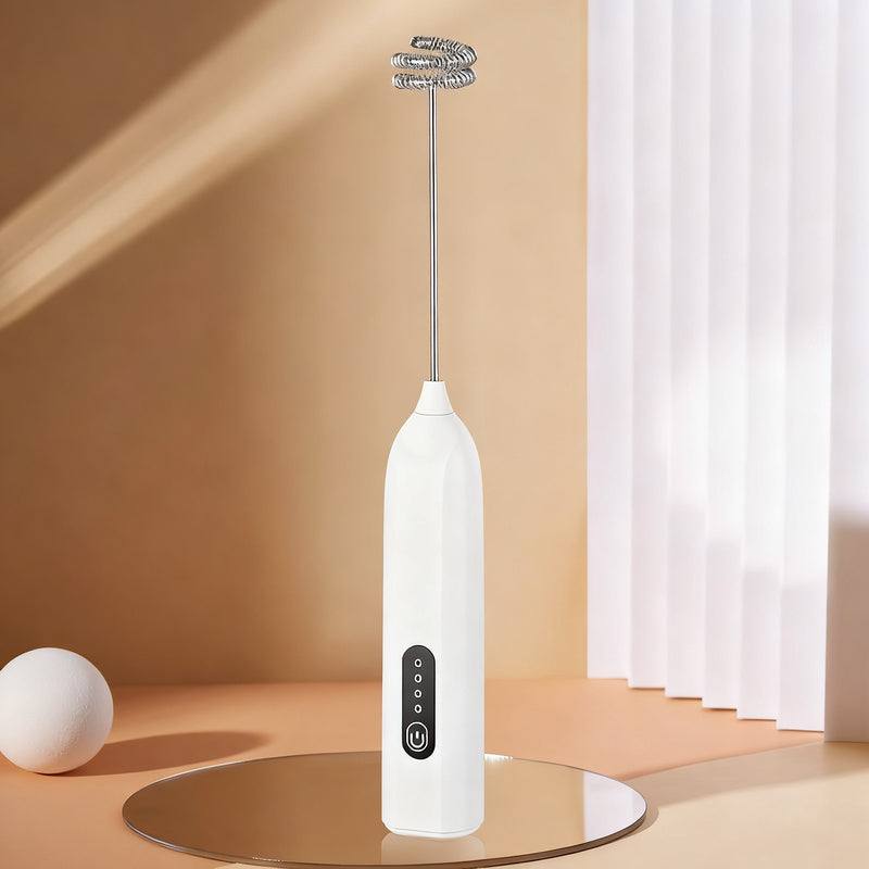 Electric milk frother, USB-C, multiple functions