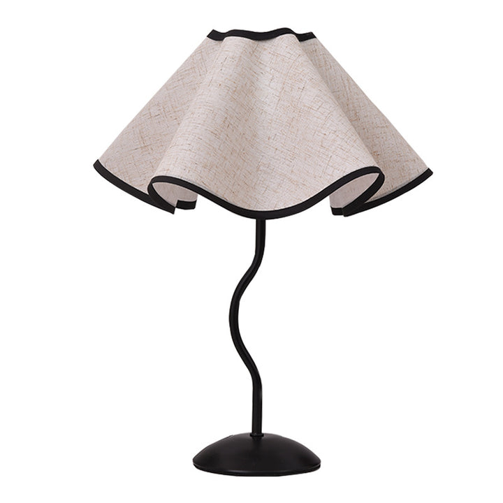 LED table lamp with flower design and touch control