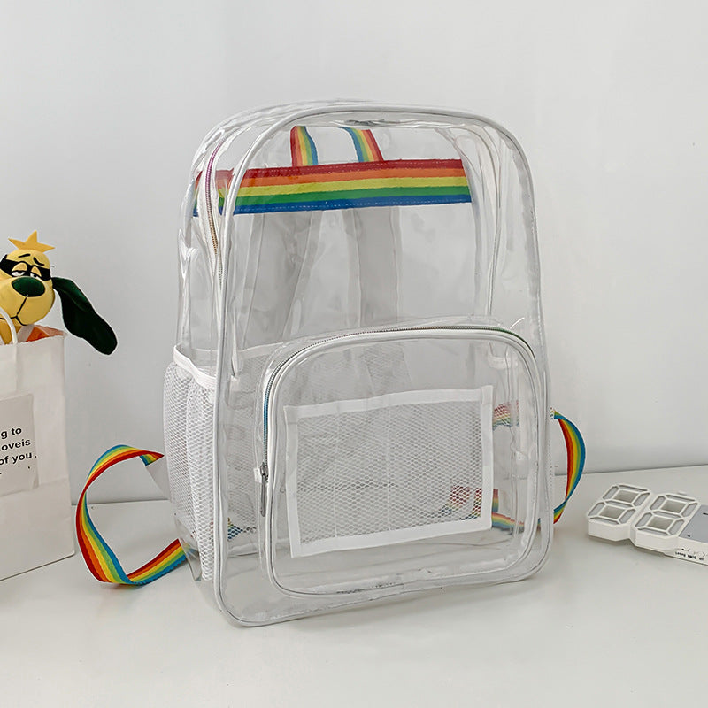 Transparent Backpack, PVC, waterproof