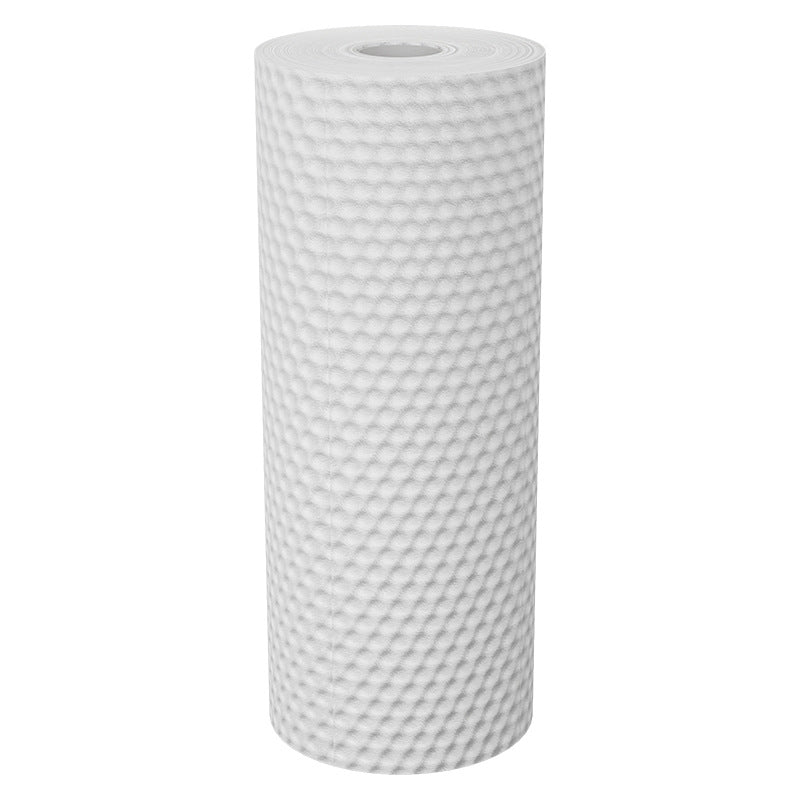 Disposable cleaning wipes made of non-woven fabric, usable dry and wet