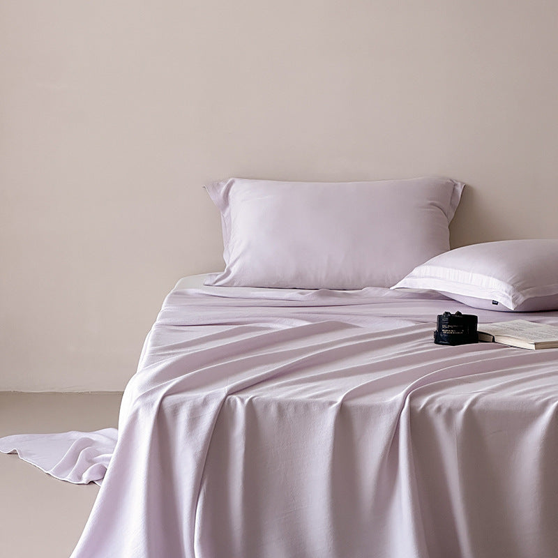 Bed linen made from lyocell fiber, stone-washed